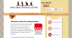 Desktop Screenshot of oaktreeanimalclinic.com